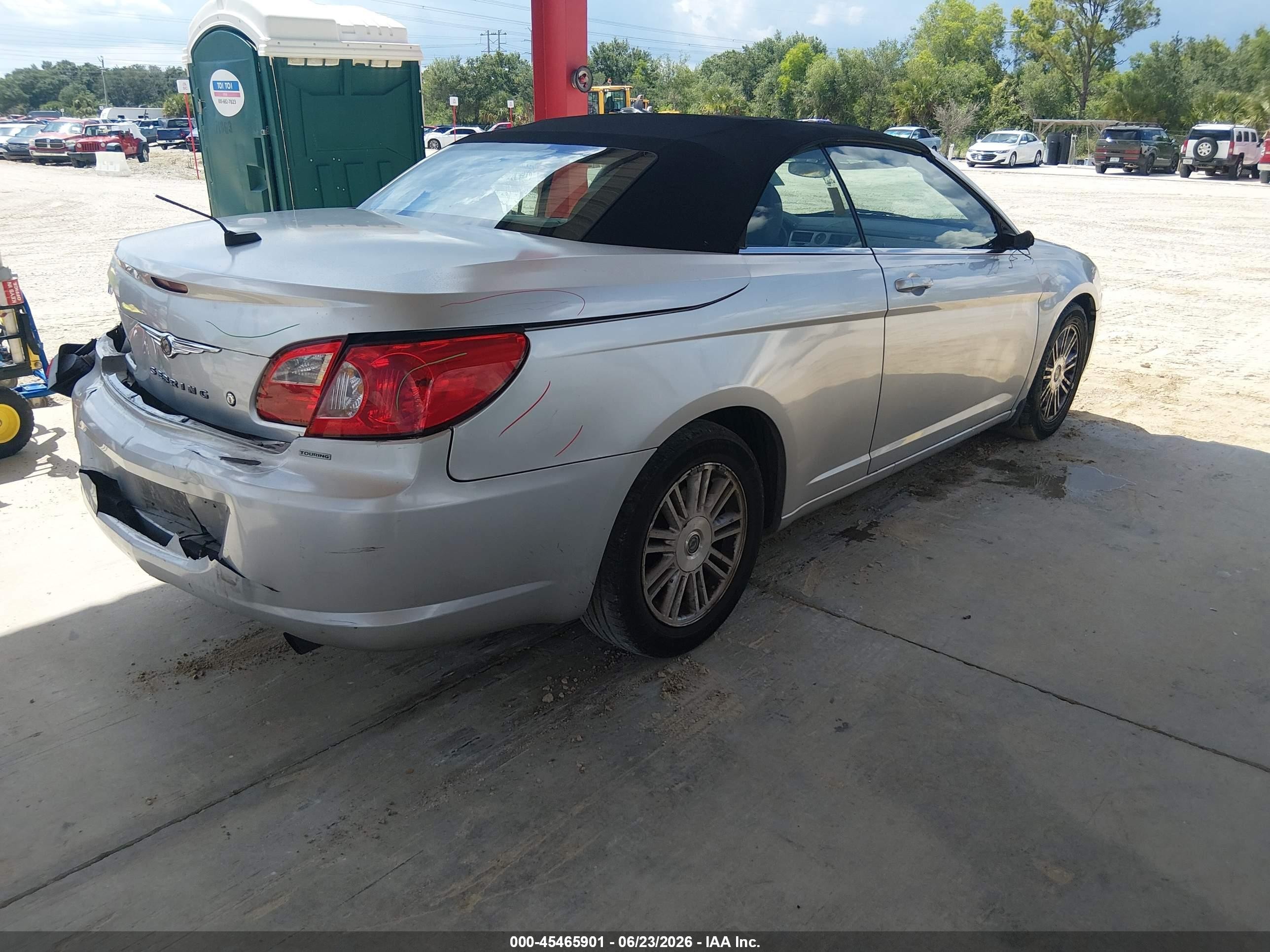 2008 Chrysler Sebring Touring Gray vin: 1C3LC55R28N248276