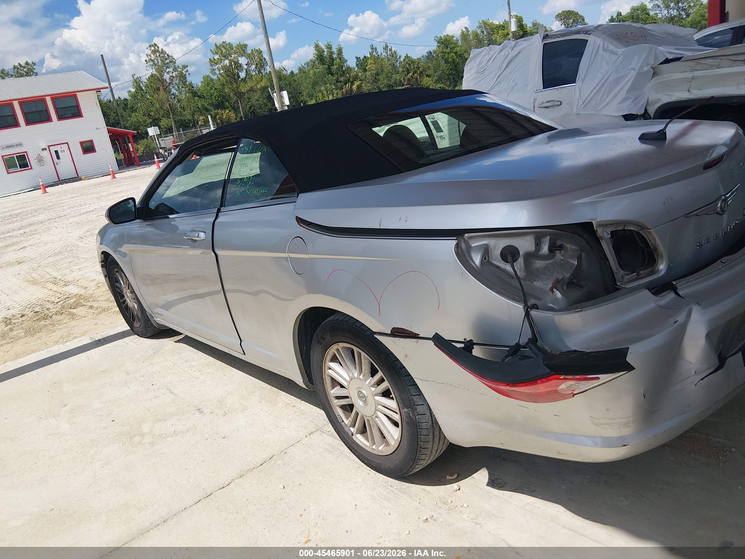 2008 Chrysler Sebring Touring Gray vin: 1C3LC55R28N248276