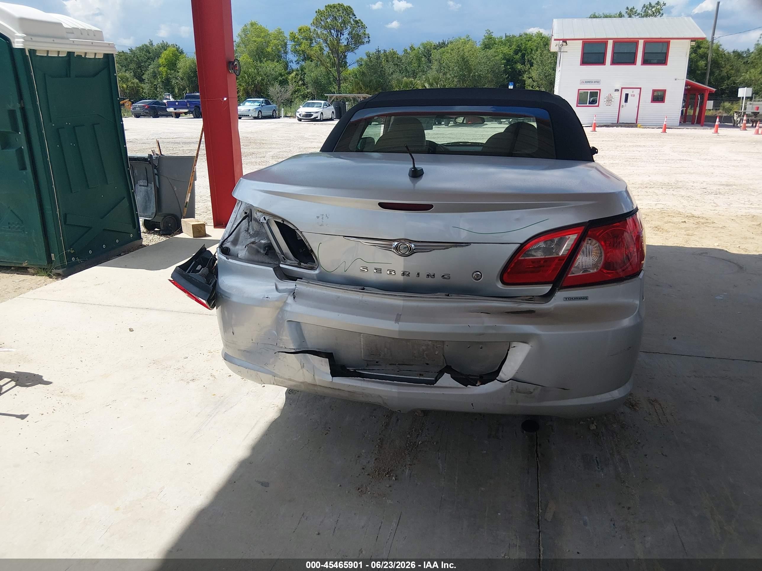 2008 Chrysler Sebring Touring Gray vin: 1C3LC55R28N248276