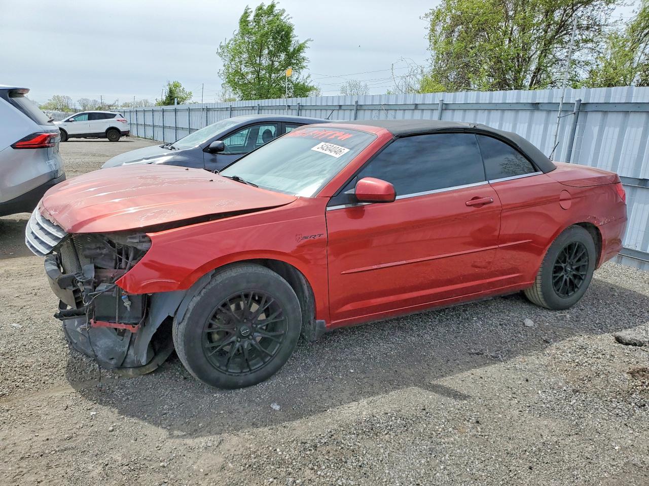 2008 Chrysler Sebring Red vin: 1C3LC55R28N258435
