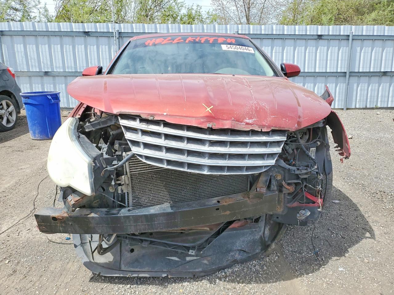 2008 Chrysler Sebring Red vin: 1C3LC55R28N258435