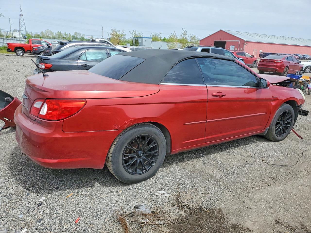 2008 Chrysler Sebring Red vin: 1C3LC55R28N258435