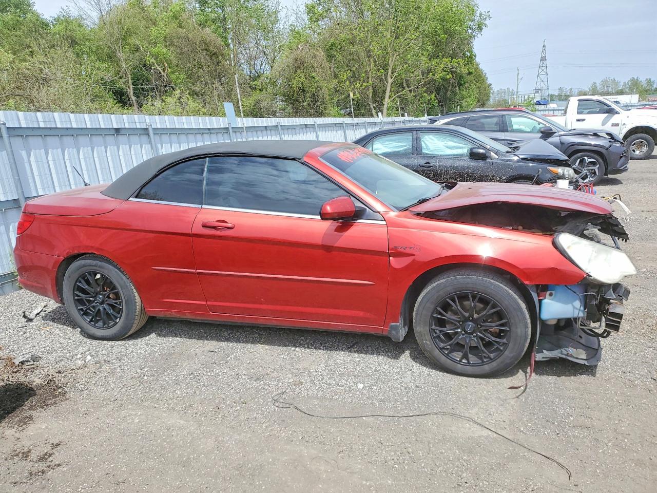 2008 Chrysler Sebring Red vin: 1C3LC55R28N258435