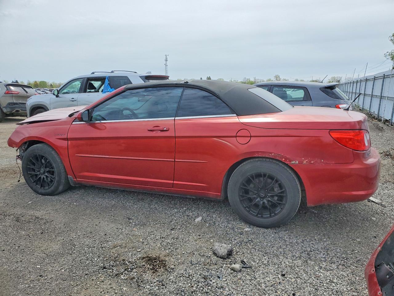 2008 Chrysler Sebring Red vin: 1C3LC55R28N258435