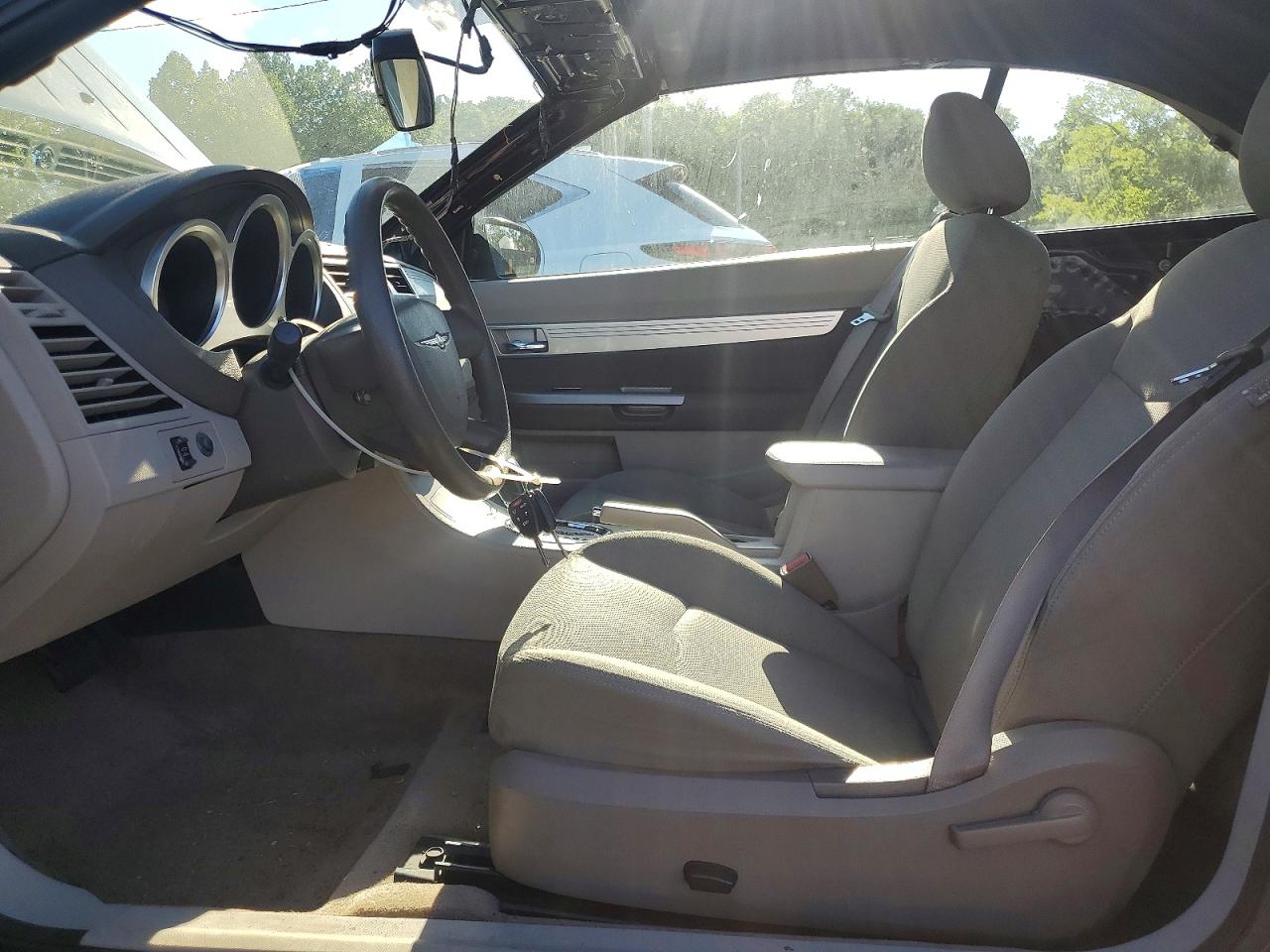 2008 Chrysler Sebring Black vin: 1C3LC55R38N128695