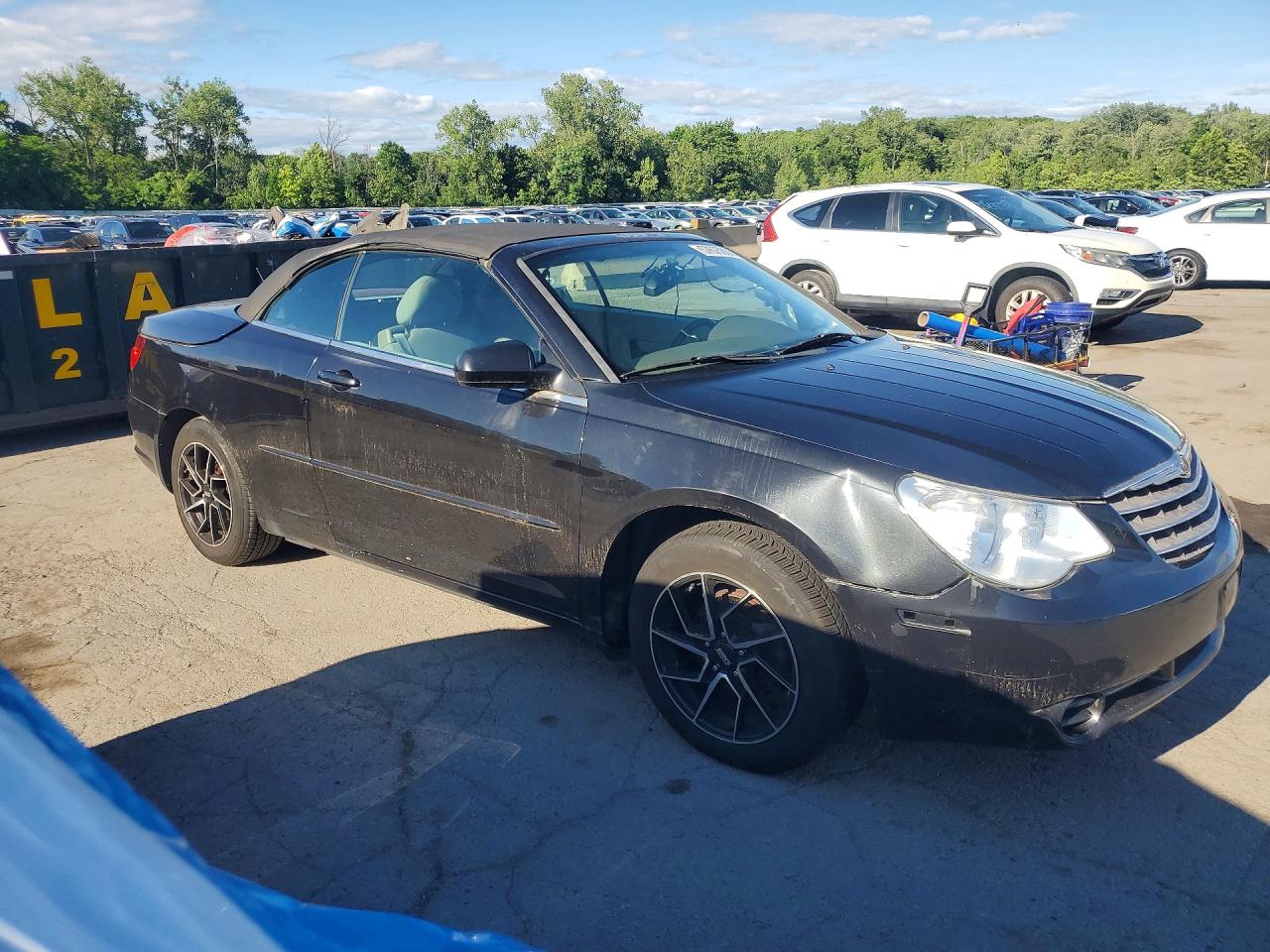 2008 Chrysler Sebring Black vin: 1C3LC55R38N128695