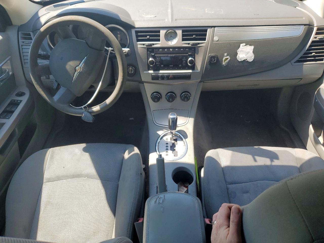 2008 Chrysler Sebring Touring White vin: 1C3LC55R58N294653