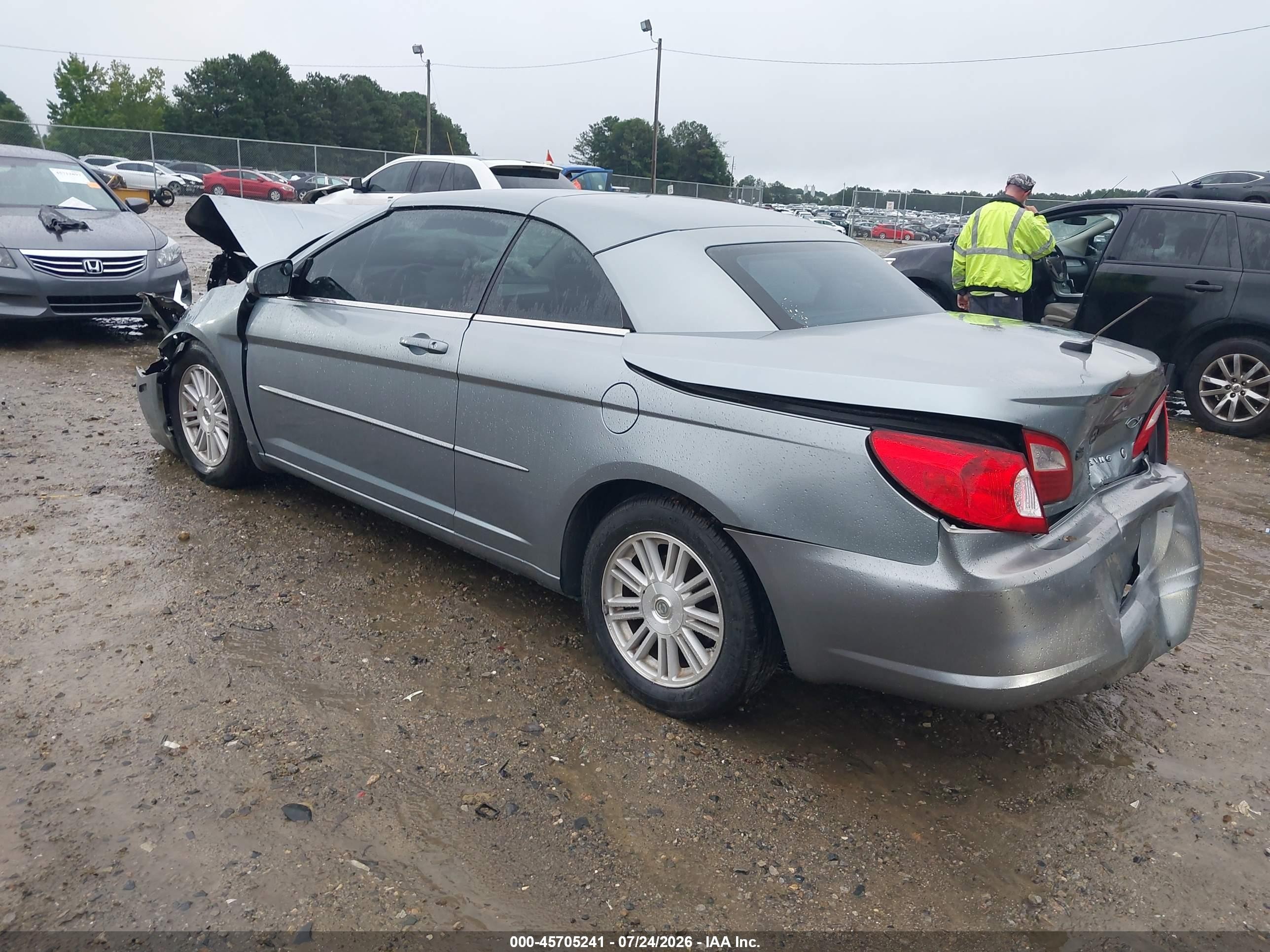 2008 Chrysler Sebring Touring Gray vin: 1C3LC55R68N260768