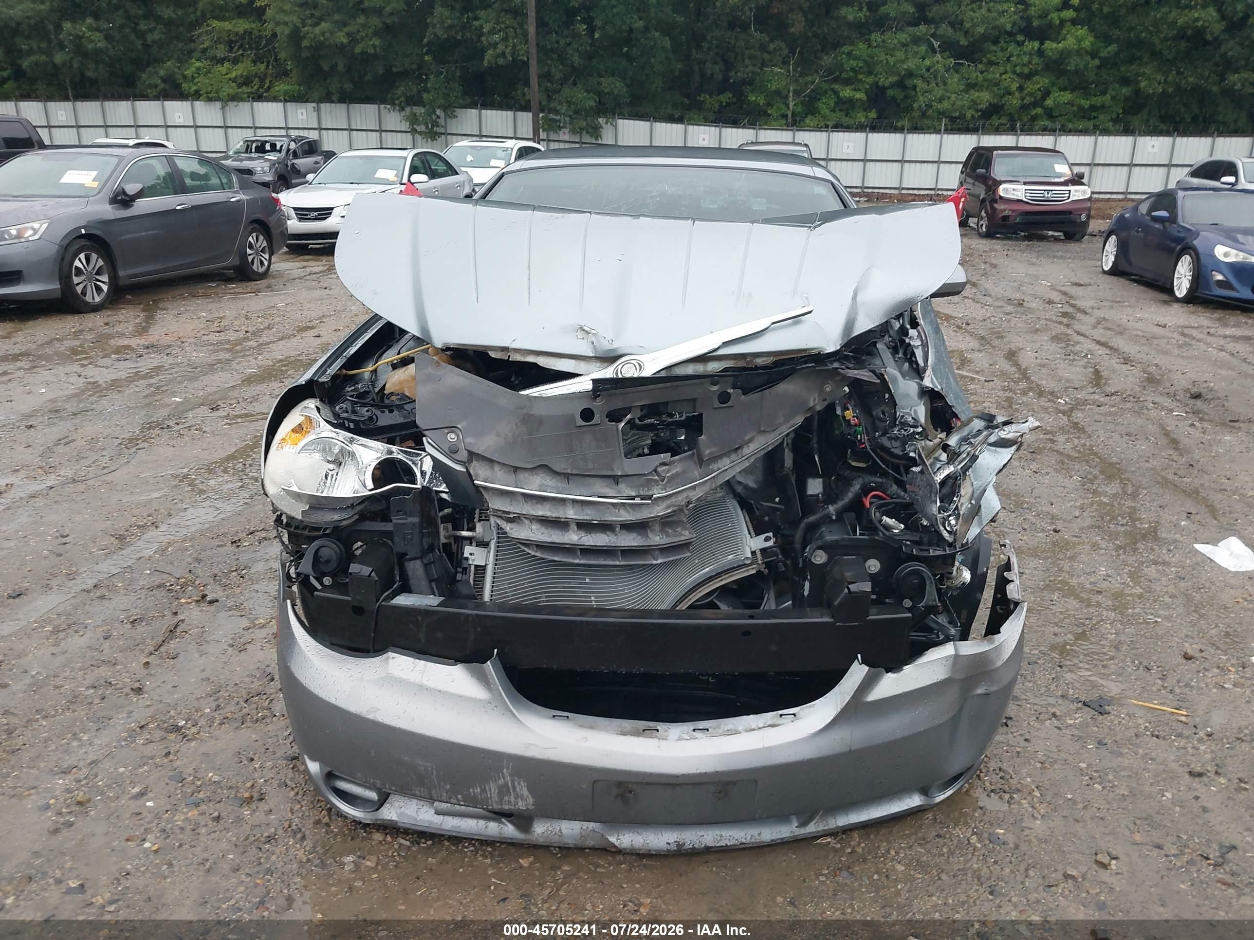 2008 Chrysler Sebring Touring Gray vin: 1C3LC55R68N260768