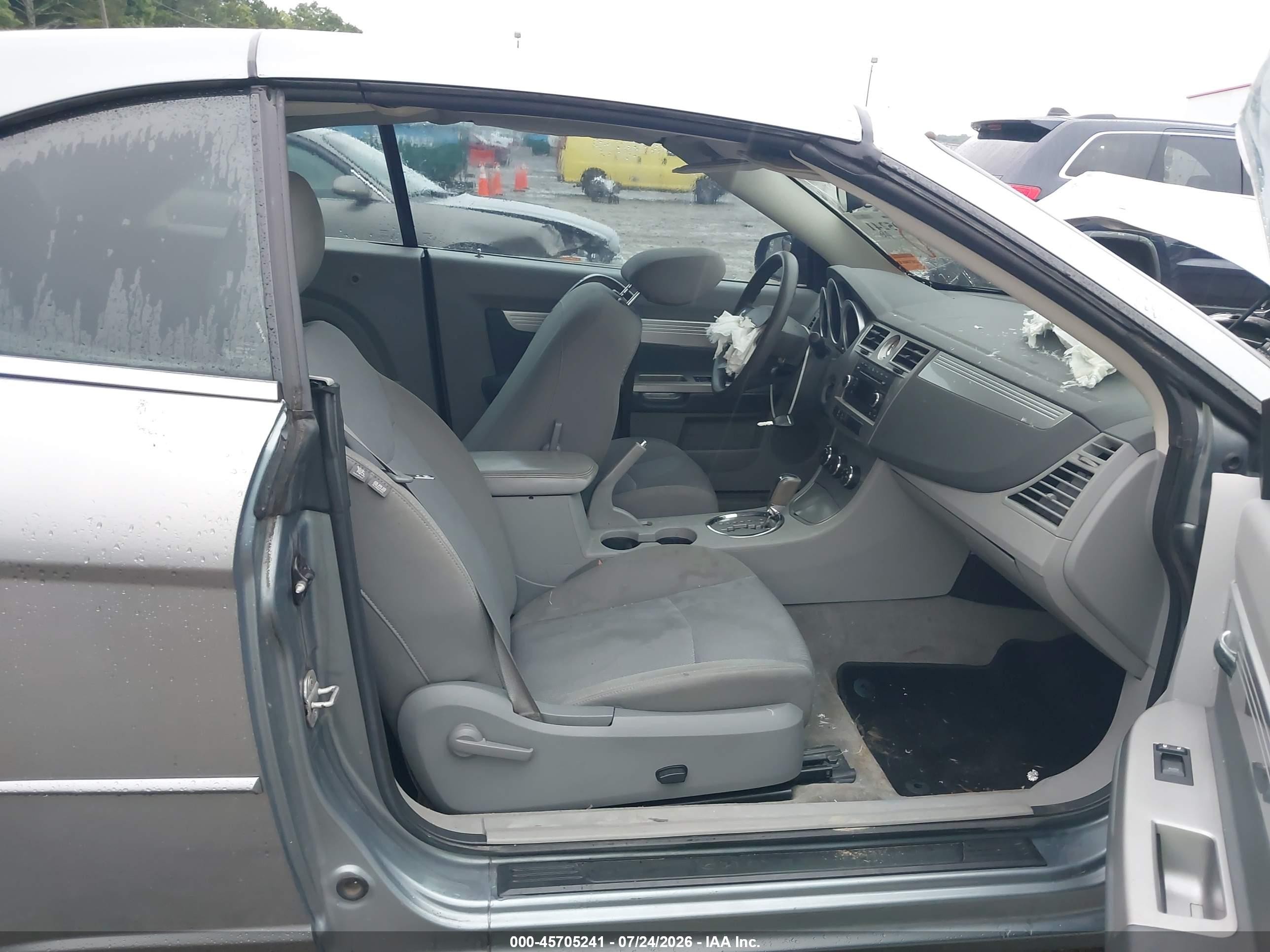 2008 Chrysler Sebring Touring Gray vin: 1C3LC55R68N260768