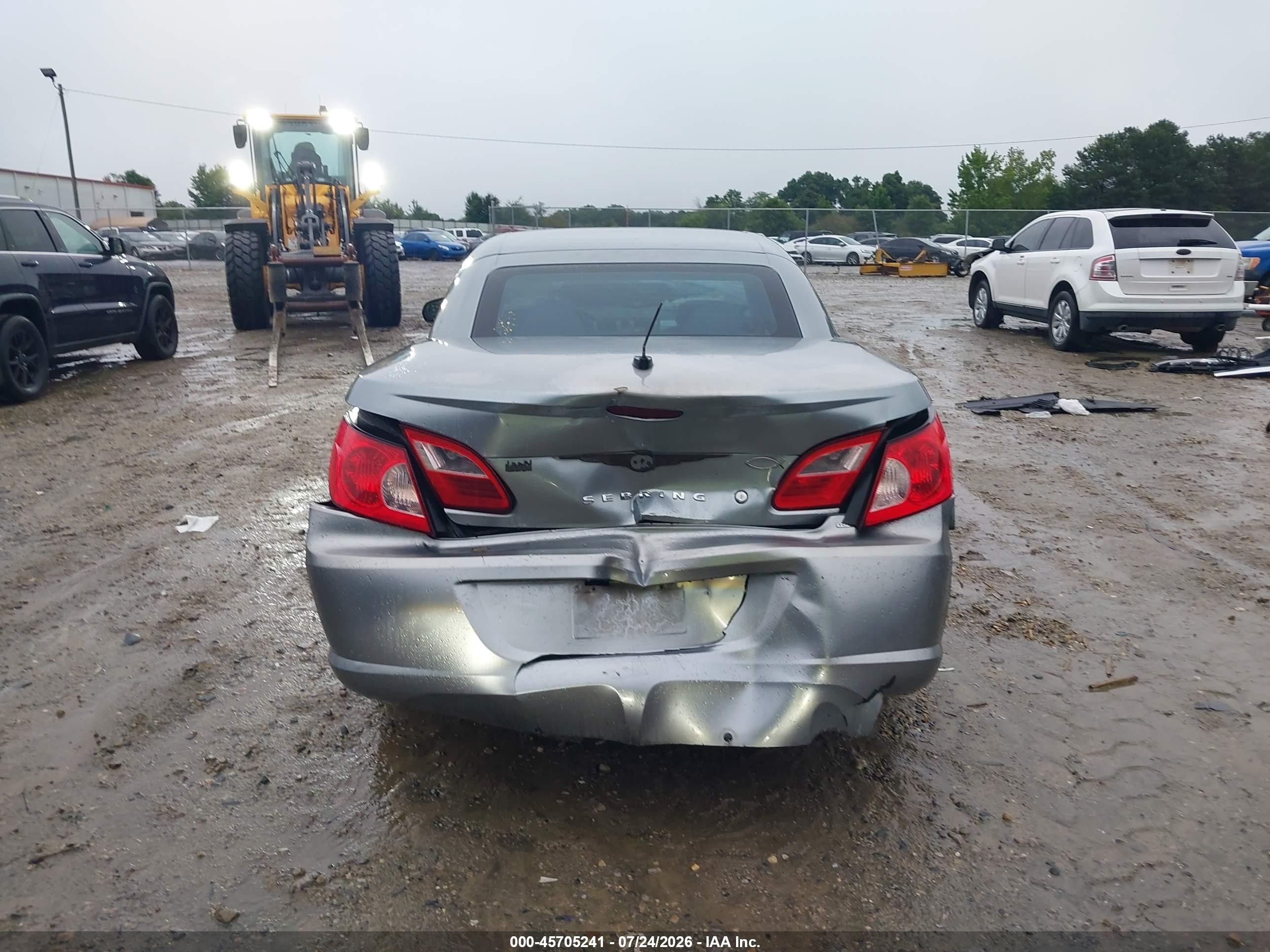 2008 Chrysler Sebring Touring Gray vin: 1C3LC55R68N260768