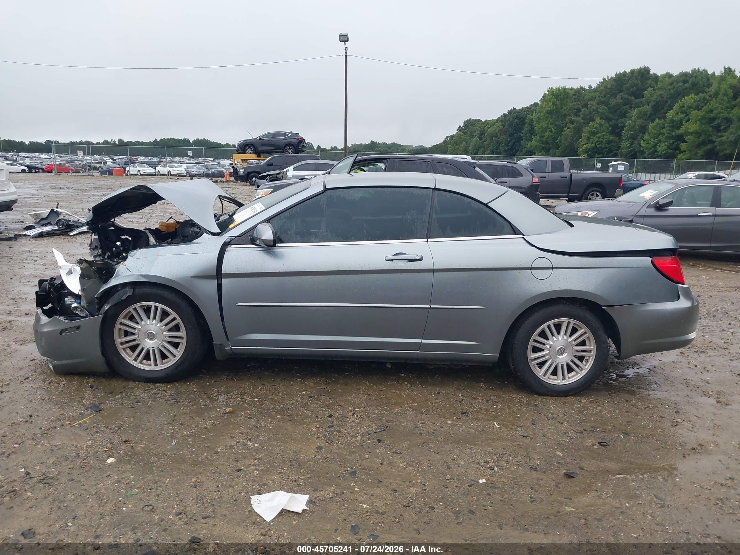 2008 Chrysler Sebring Touring Gray vin: 1C3LC55R68N260768