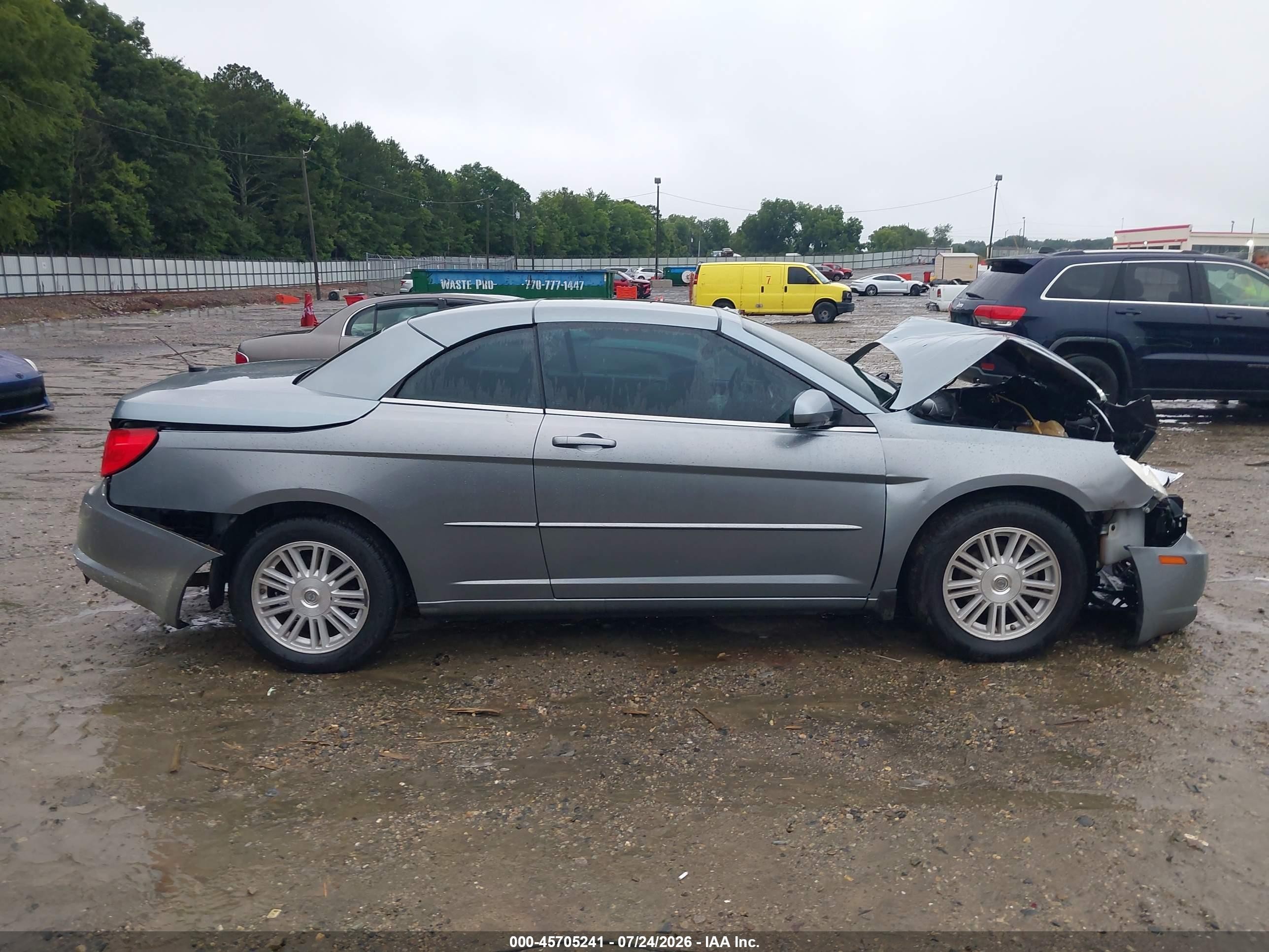 2008 Chrysler Sebring Touring Gray vin: 1C3LC55R68N260768