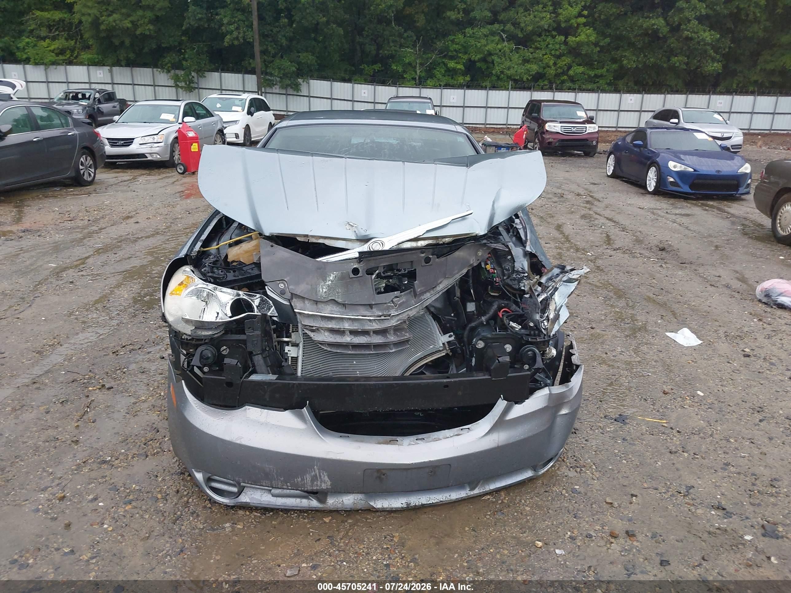 2008 Chrysler Sebring Touring Gray vin: 1C3LC55R68N260768