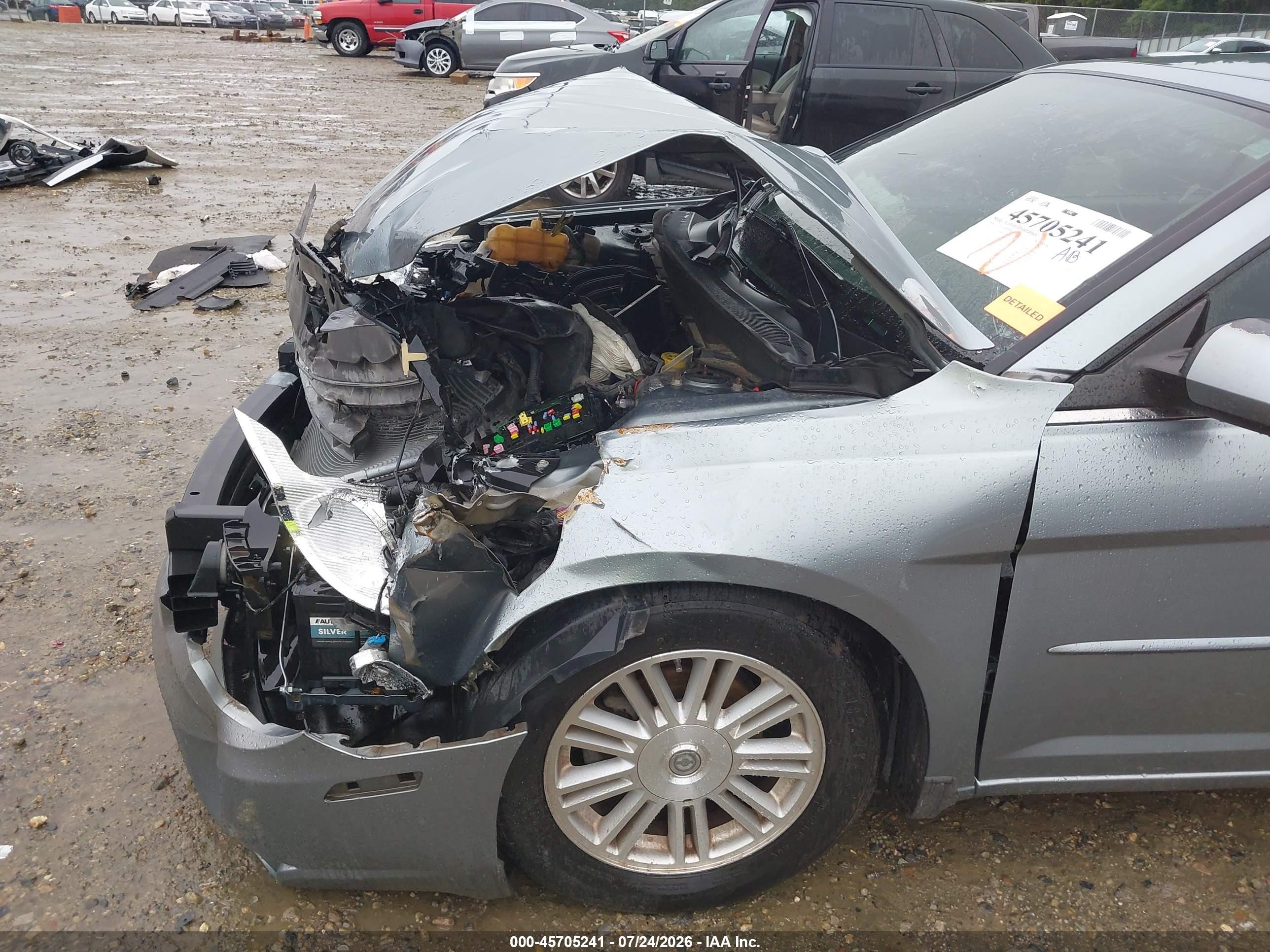 2008 Chrysler Sebring Touring Gray vin: 1C3LC55R68N260768