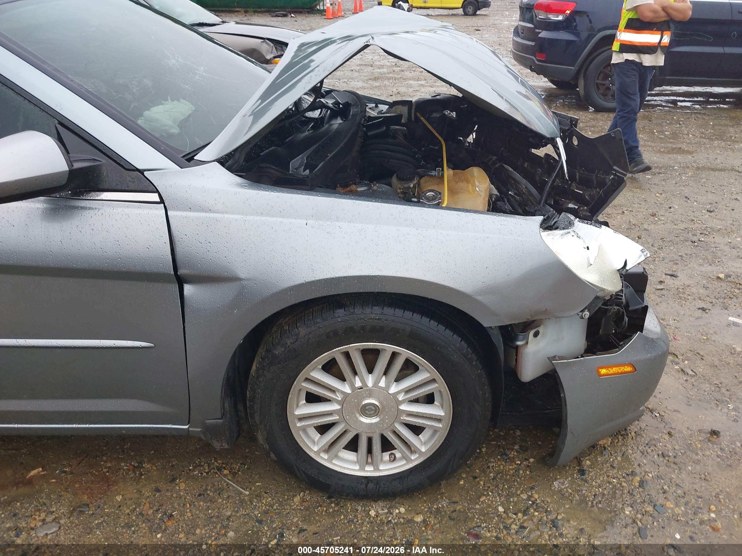 2008 Chrysler Sebring Touring Gray vin: 1C3LC55R68N260768