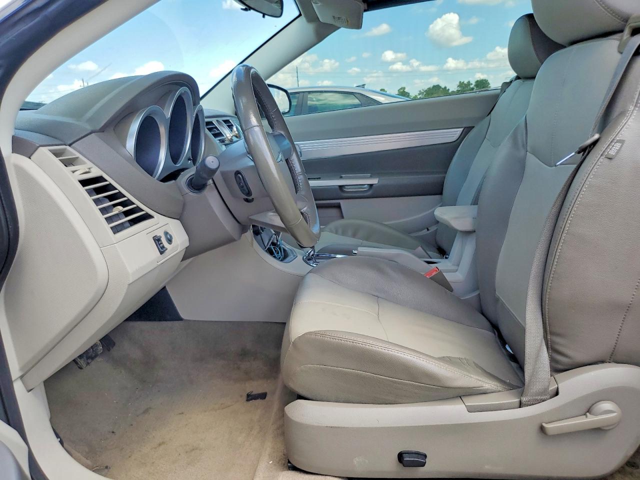 2008 Chrysler Sebring Touring White vin: 1C3LC55R78N157472