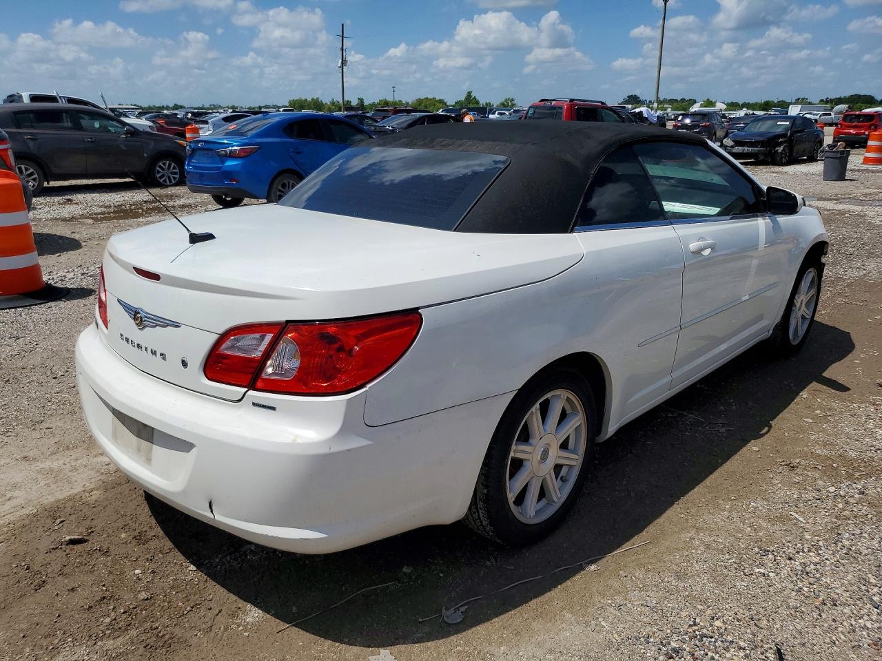 2008 Chrysler Sebring Touring White vin: 1C3LC55R78N157472