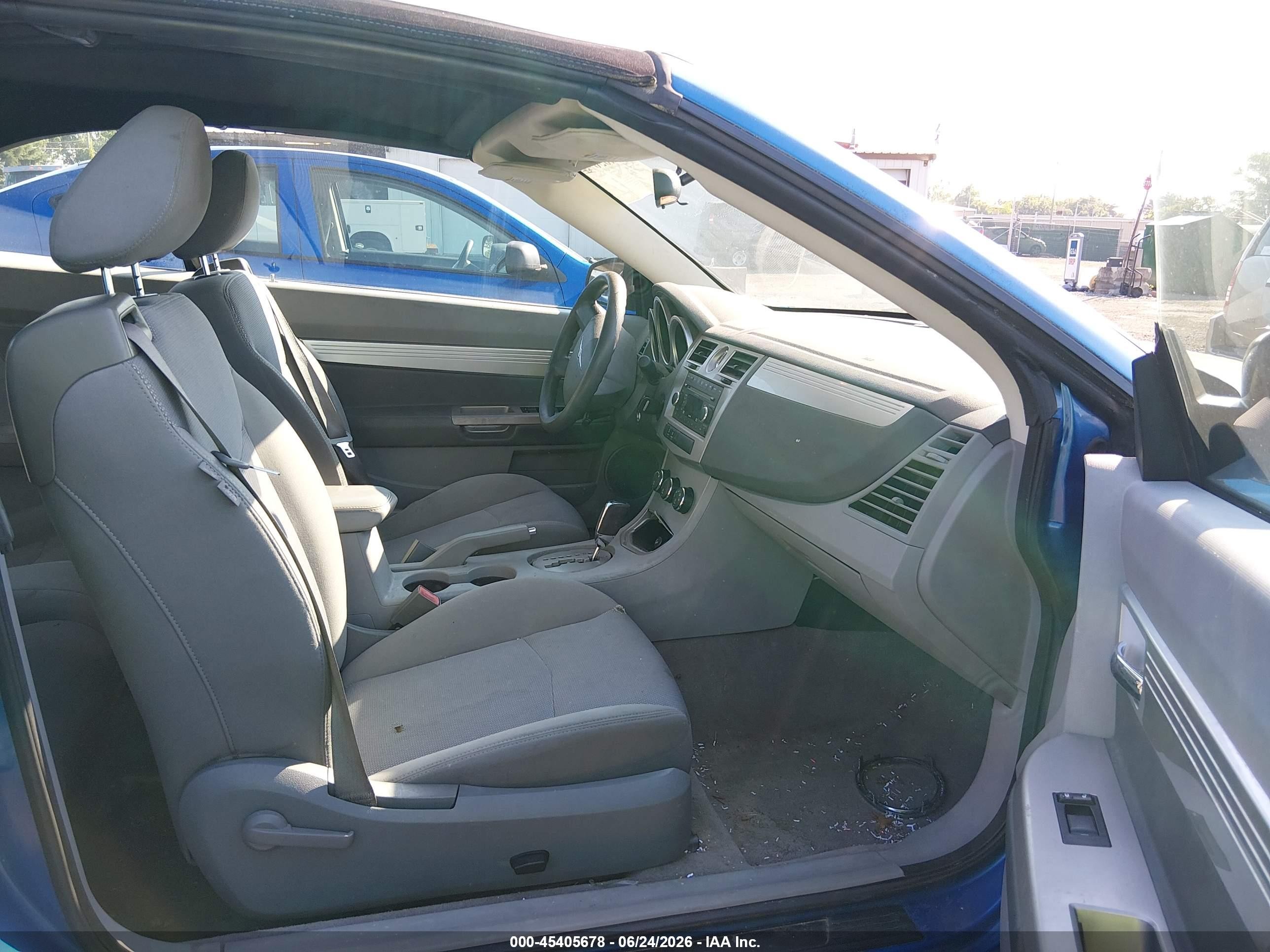 2008 Chrysler Sebring Touring Blue vin: 1C3LC55R78N265350