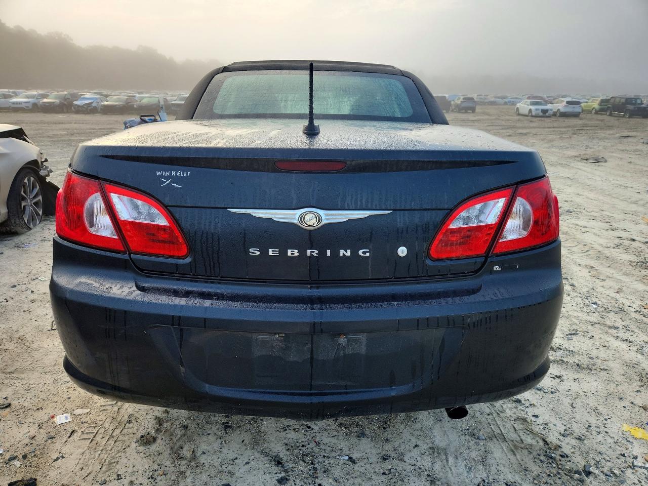 2008 Chrysler Sebring Touring Black vin: 1C3LC55R88N689703