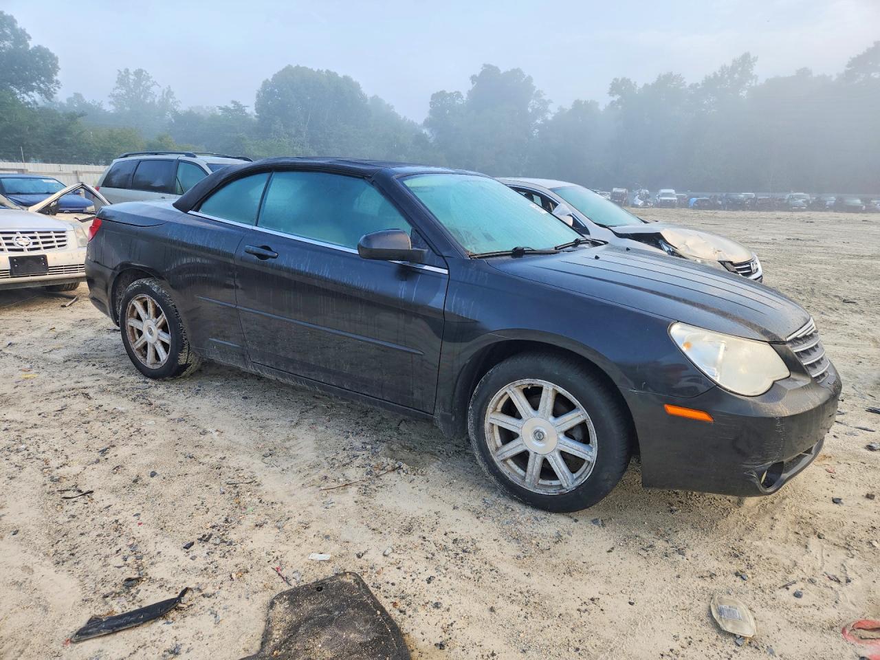 2008 Chrysler Sebring Touring Black vin: 1C3LC55R88N689703