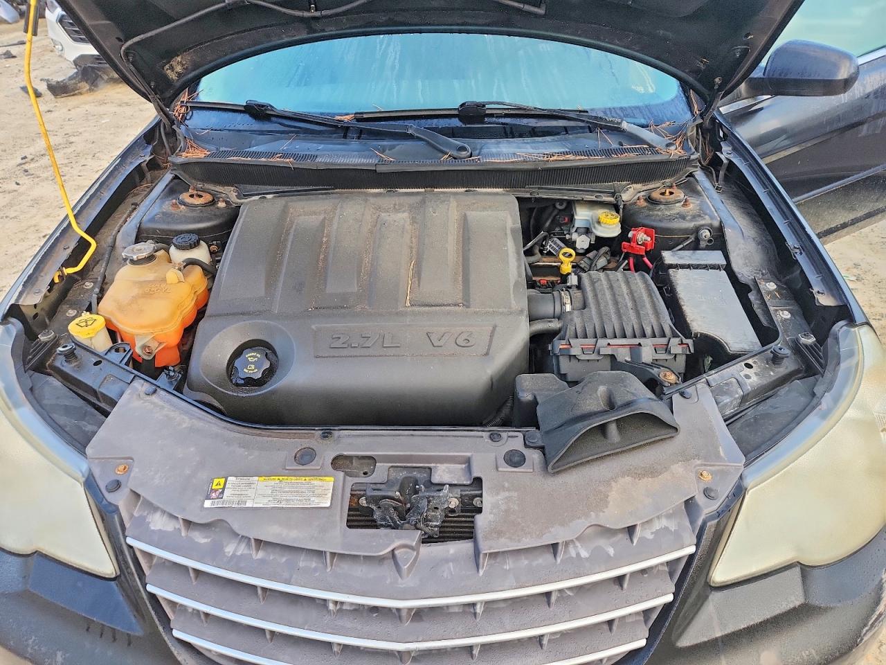 2008 Chrysler Sebring Touring Black vin: 1C3LC55R88N689703