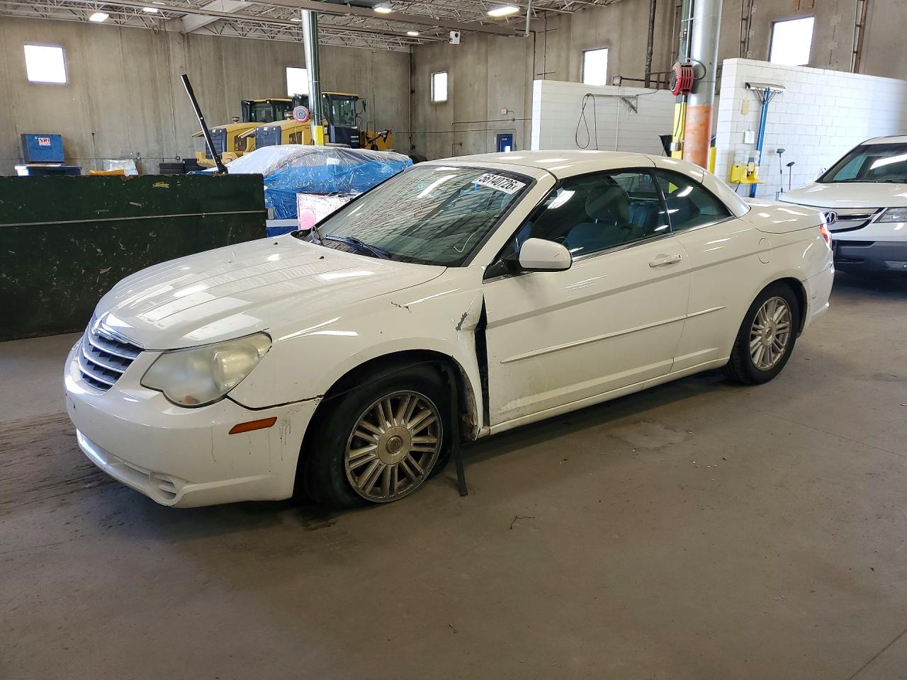 2008 Chrysler Sebring Touring White vin: 1C3LC55R98N273174
