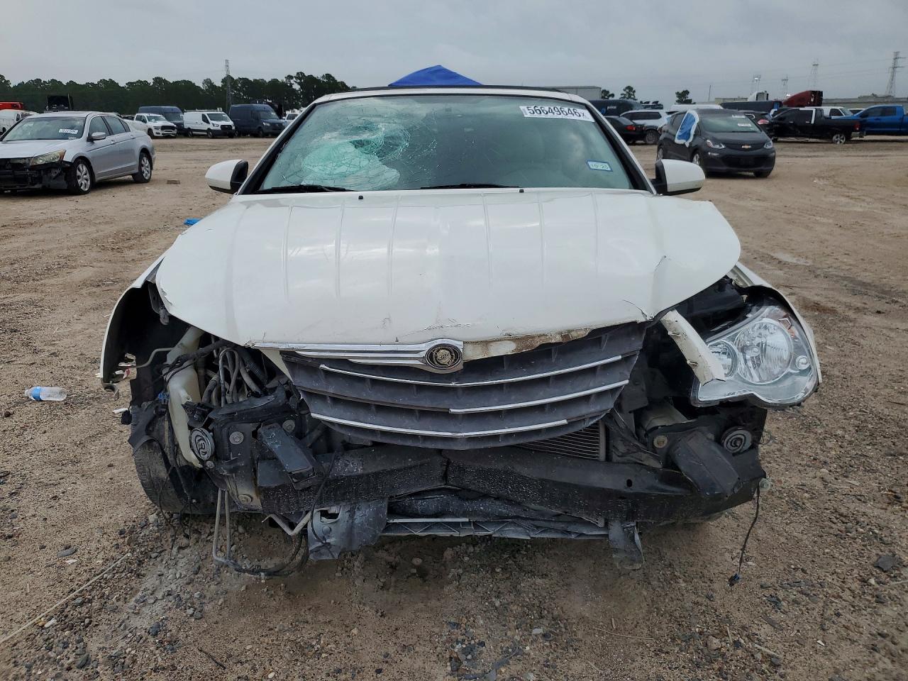 2008 Chrysler Sebring Touring White vin: 1C3LC55RX8N110176