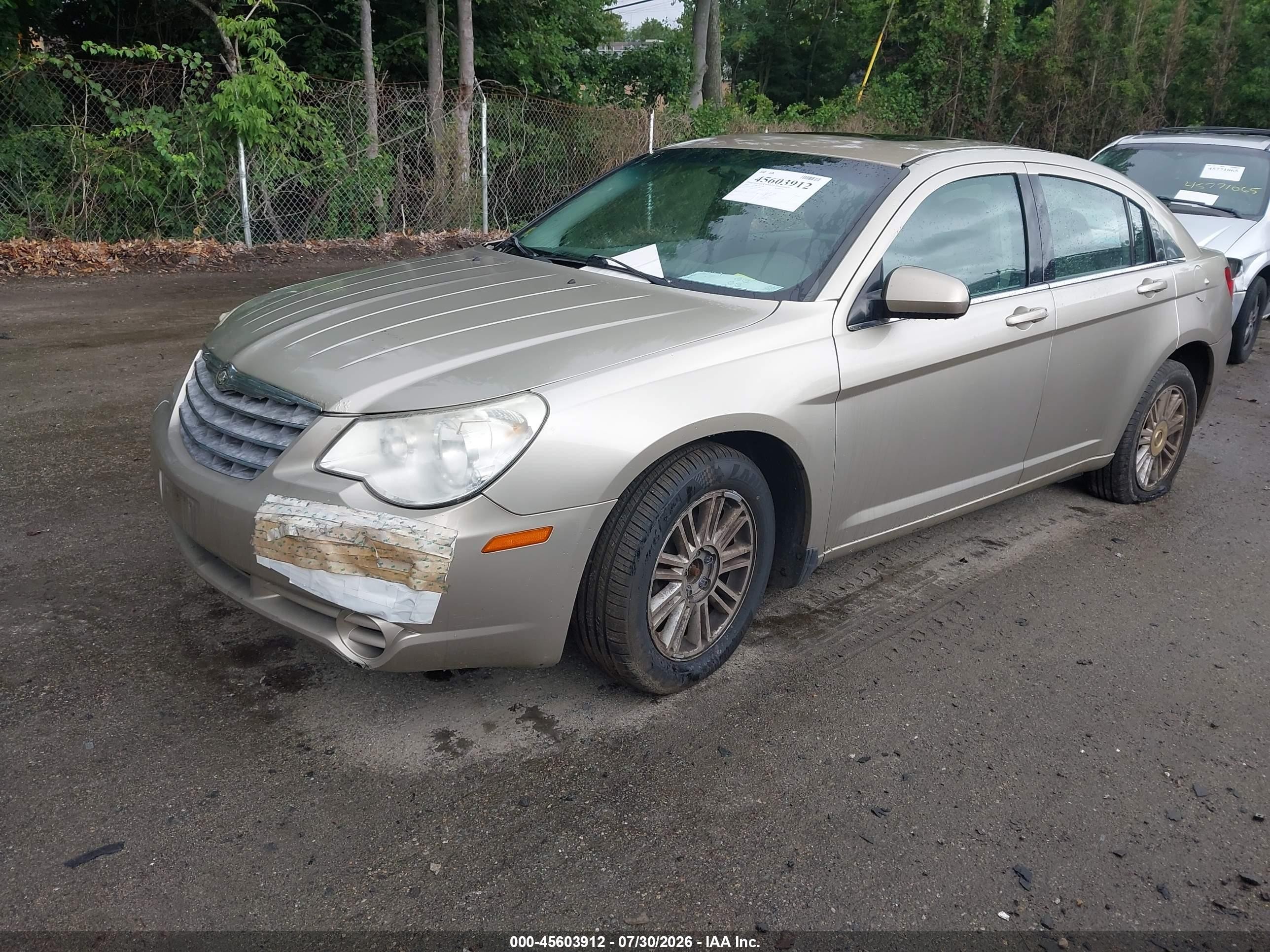 2009 Chrysler Sebring Touring Золотой vin: 1C3LC56B19N503745