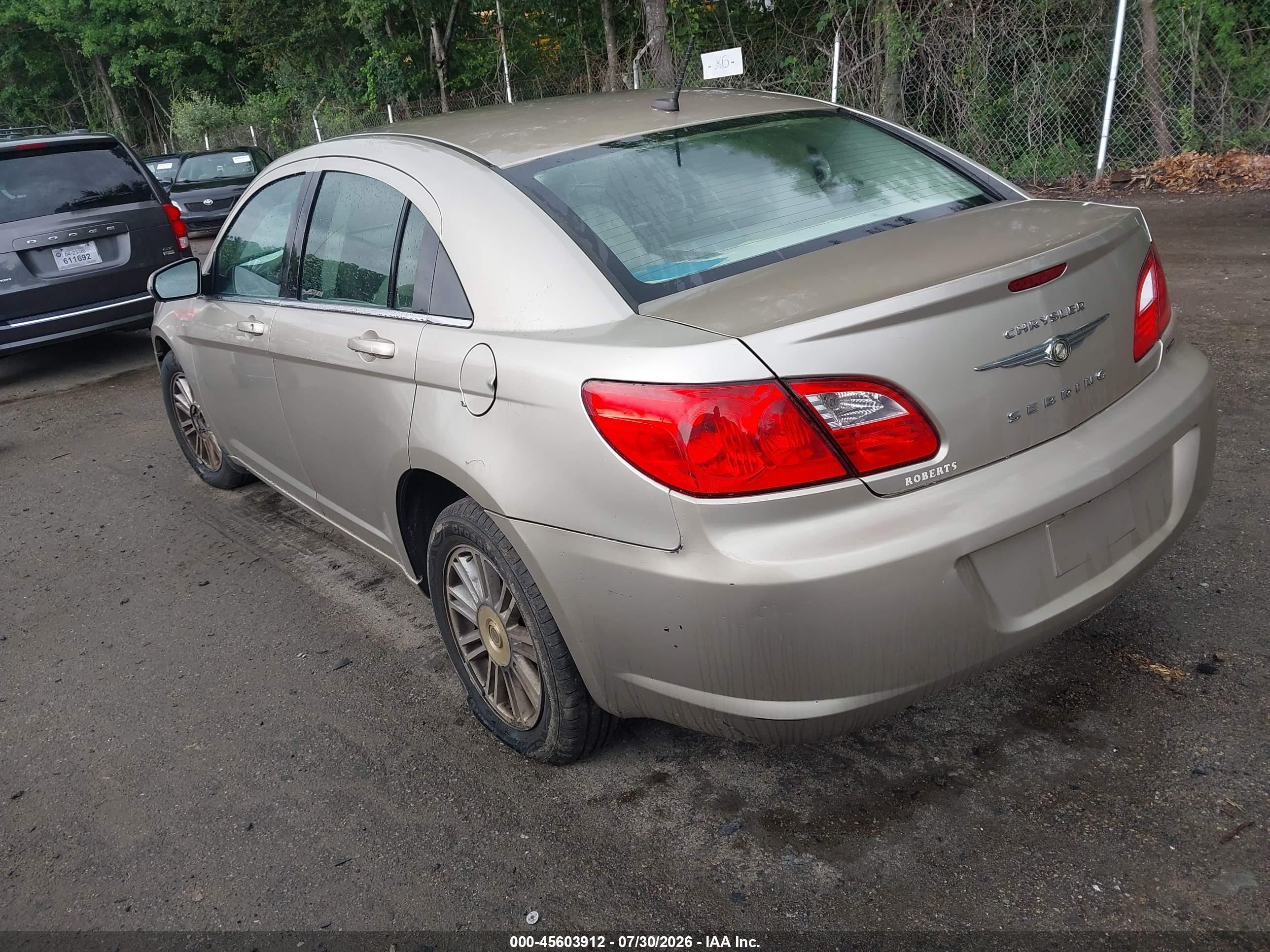 2009 Chrysler Sebring Touring Золотой vin: 1C3LC56B19N503745