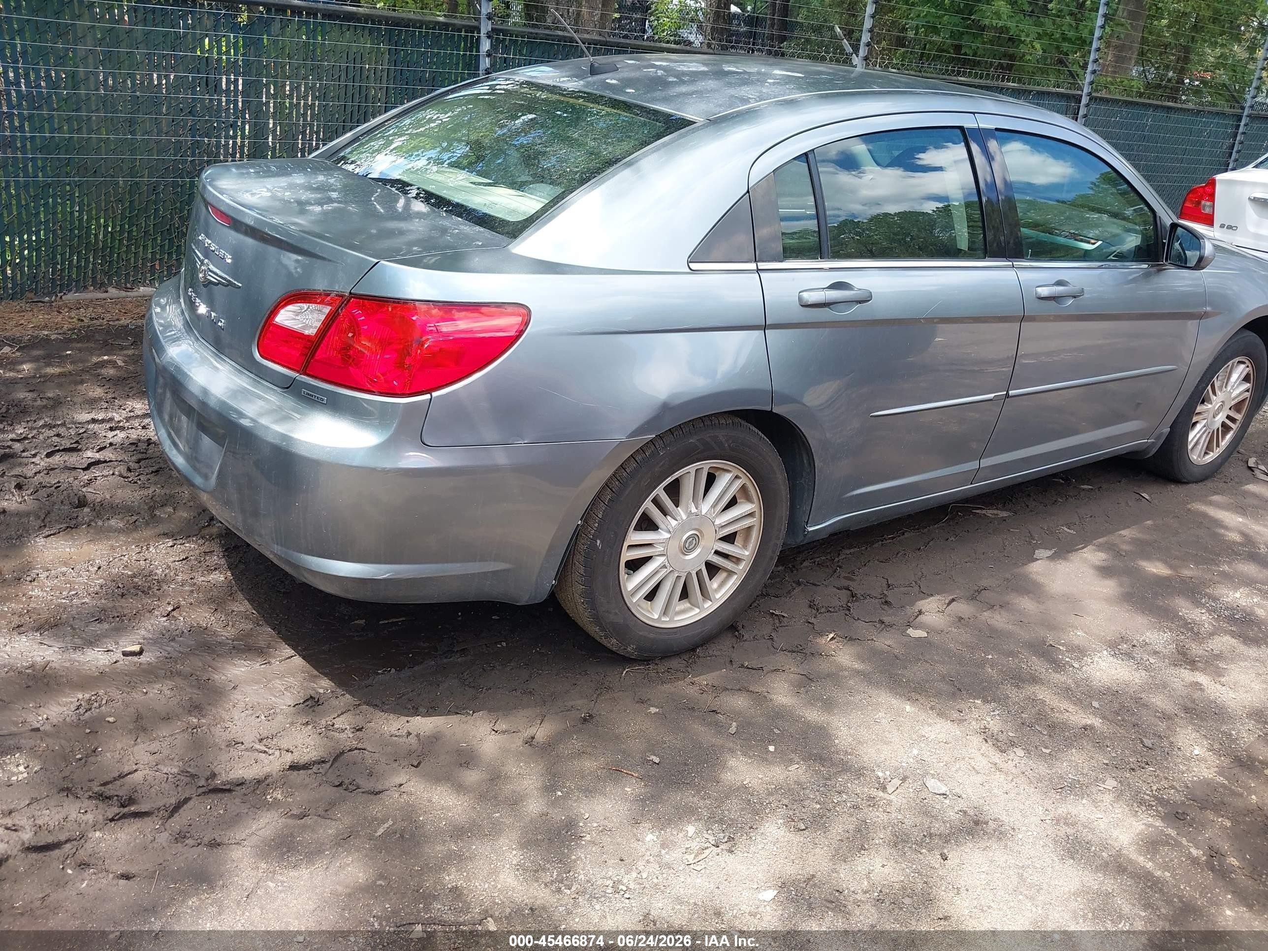 2009 Chrysler Sebring Touring Light Blue vin: 1C3LC56B89N566969