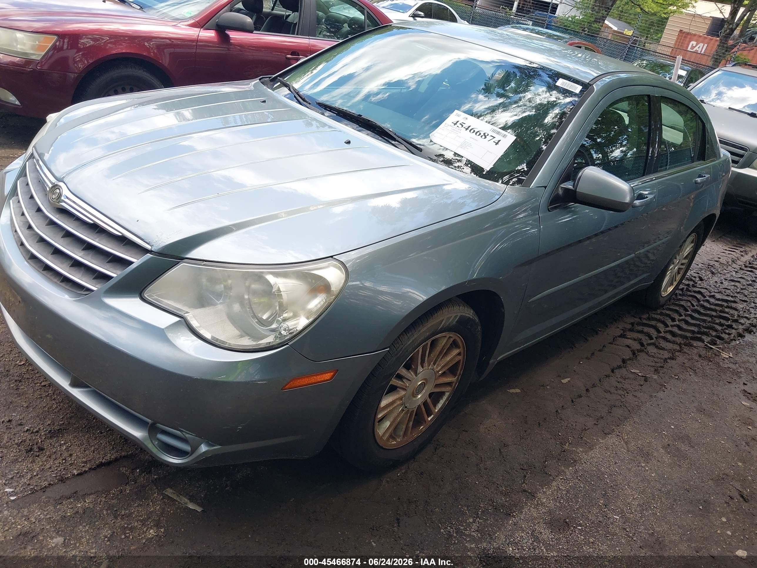 2009 Chrysler Sebring Touring Light Blue vin: 1C3LC56B89N566969