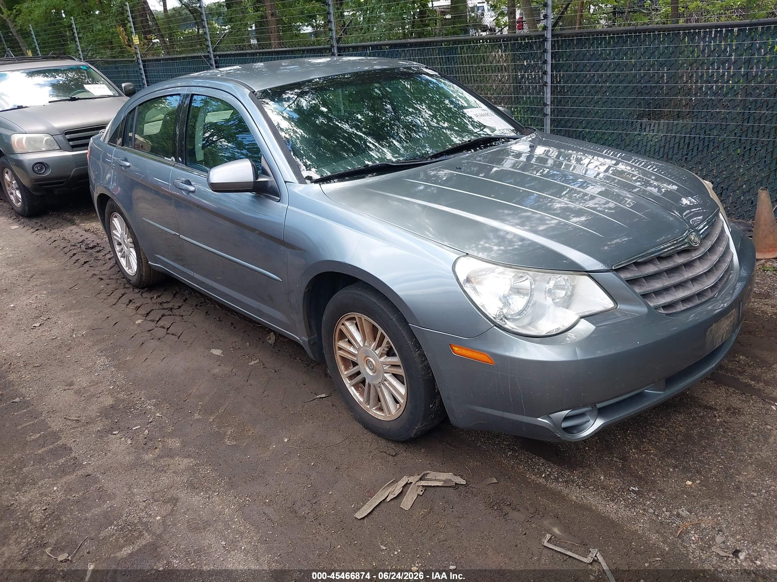 2009 Chrysler Sebring Touring Light Blue vin: 1C3LC56B89N566969