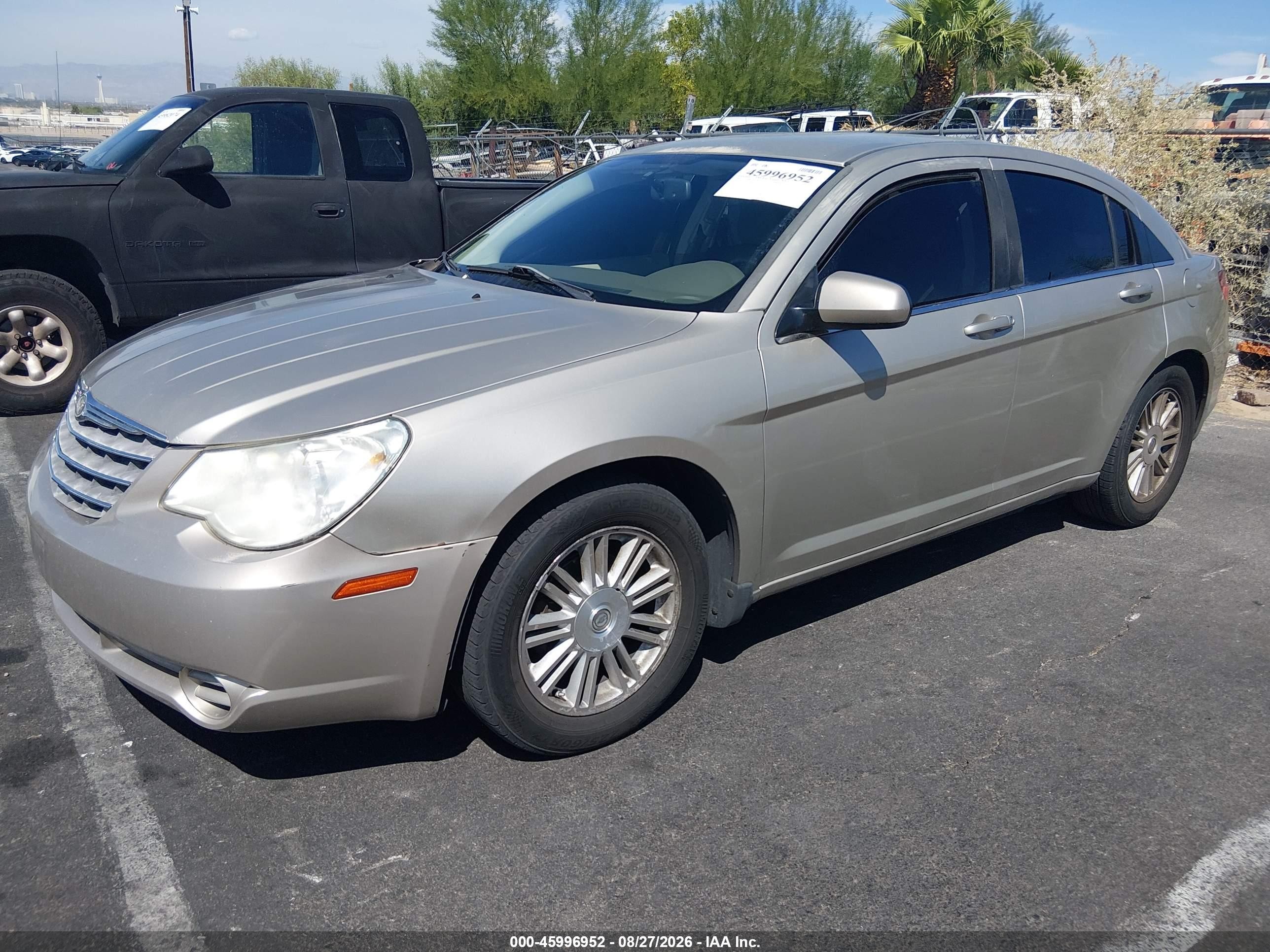 2008 Chrysler Sebring Touring Beige vin: 1C3LC56J58N295830