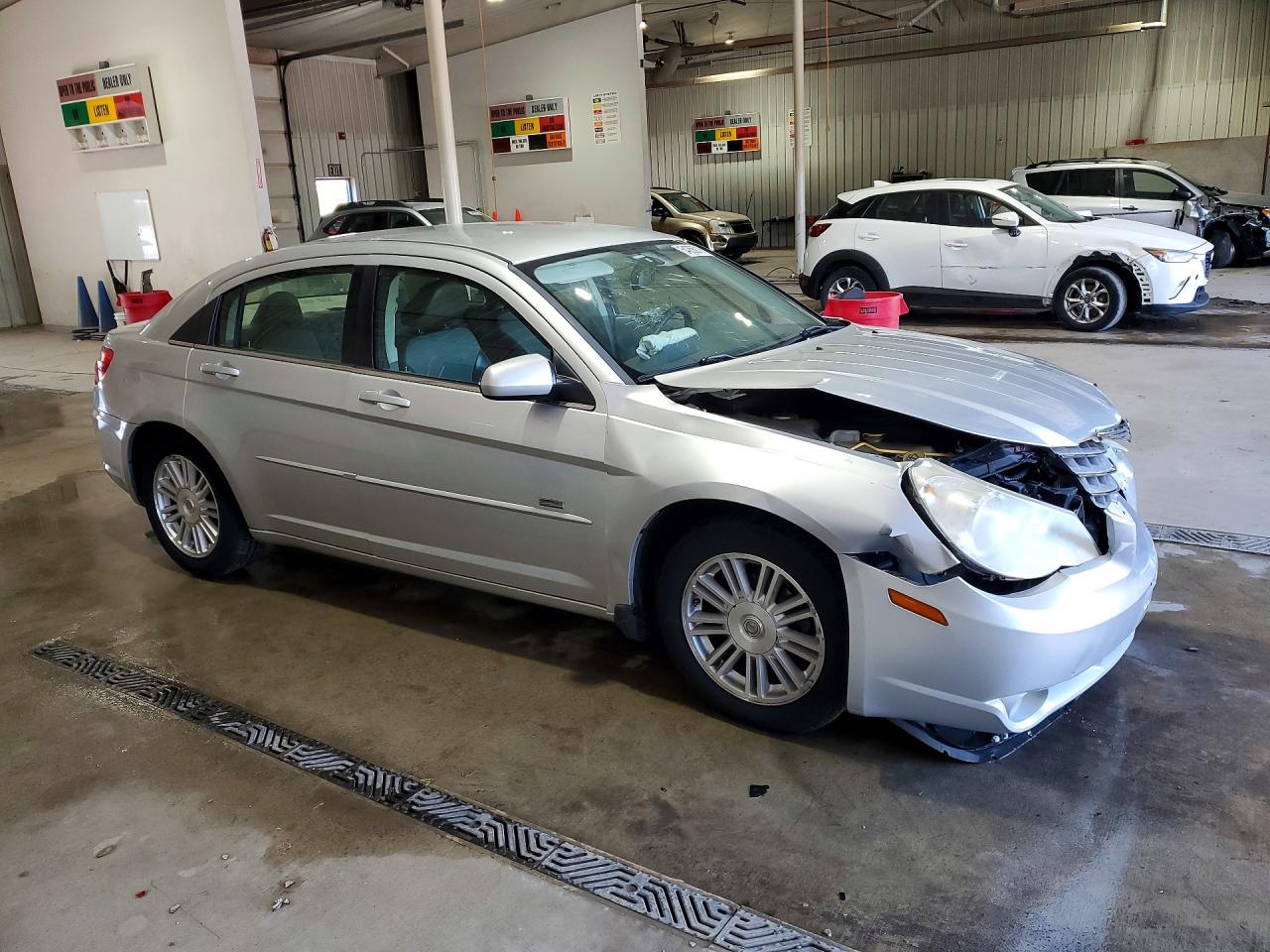 2008 Chrysler Sebring Touring Silver vin: 1C3LC56JX8N152839