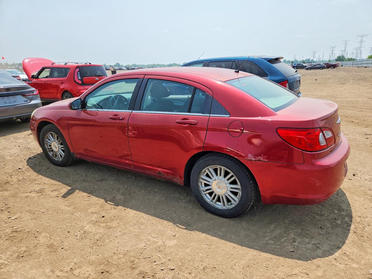 2007 Chrysler Sebring Touring Burgundy vin: 1C3LC56K17N543076