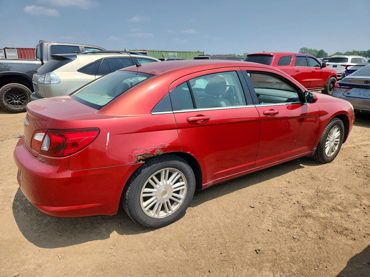 2007 Chrysler Sebring Touring Burgundy vin: 1C3LC56K17N543076