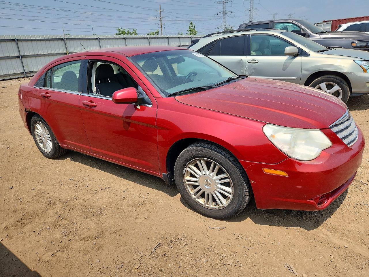 2007 Chrysler Sebring Touring Burgundy vin: 1C3LC56K17N543076