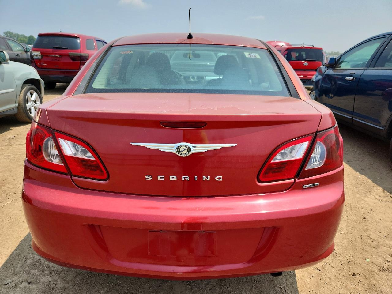 2007 Chrysler Sebring Touring Burgundy vin: 1C3LC56K17N543076