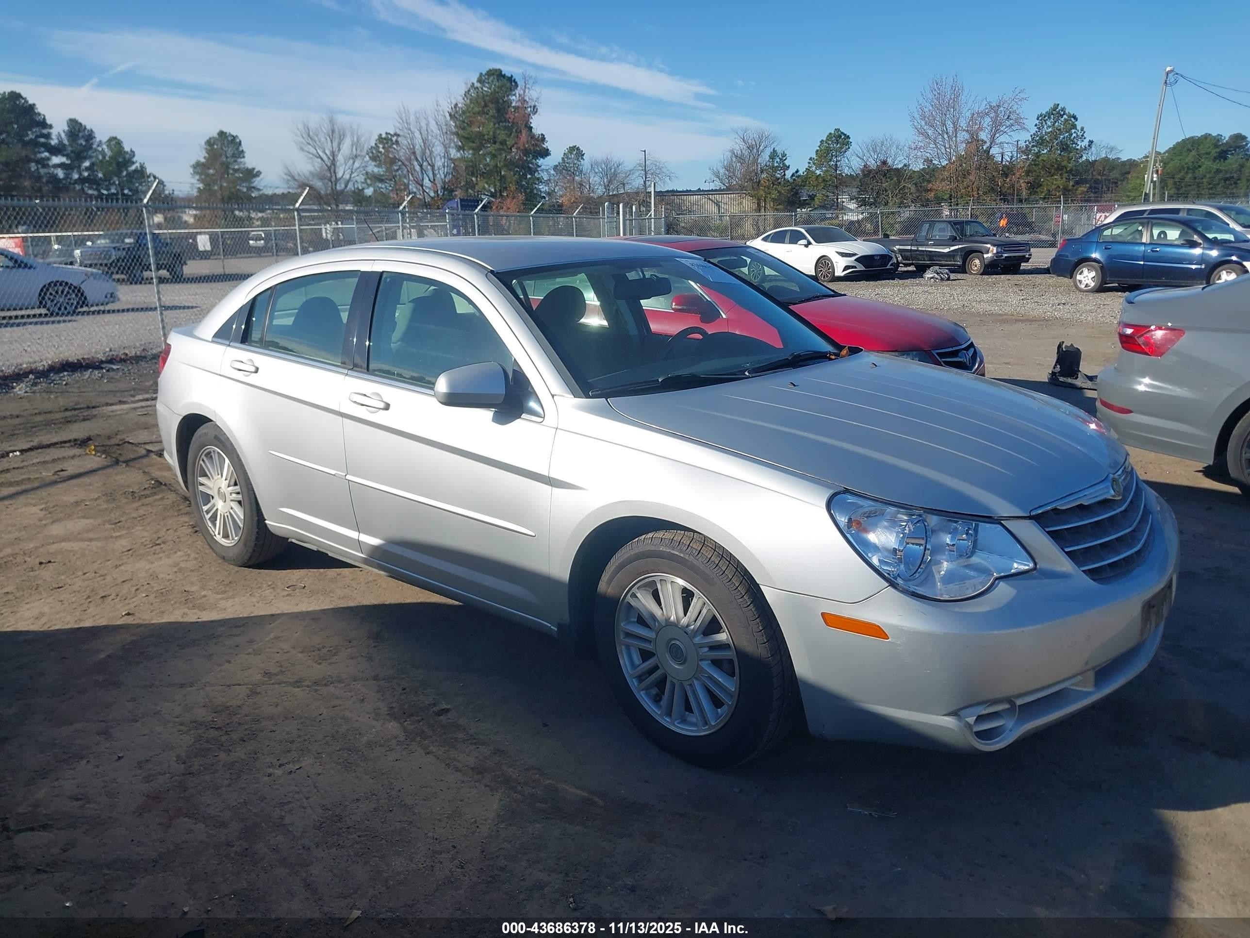 2007 Chrysler Sebring Touring Silver vin: 1C3LC56K47N508158