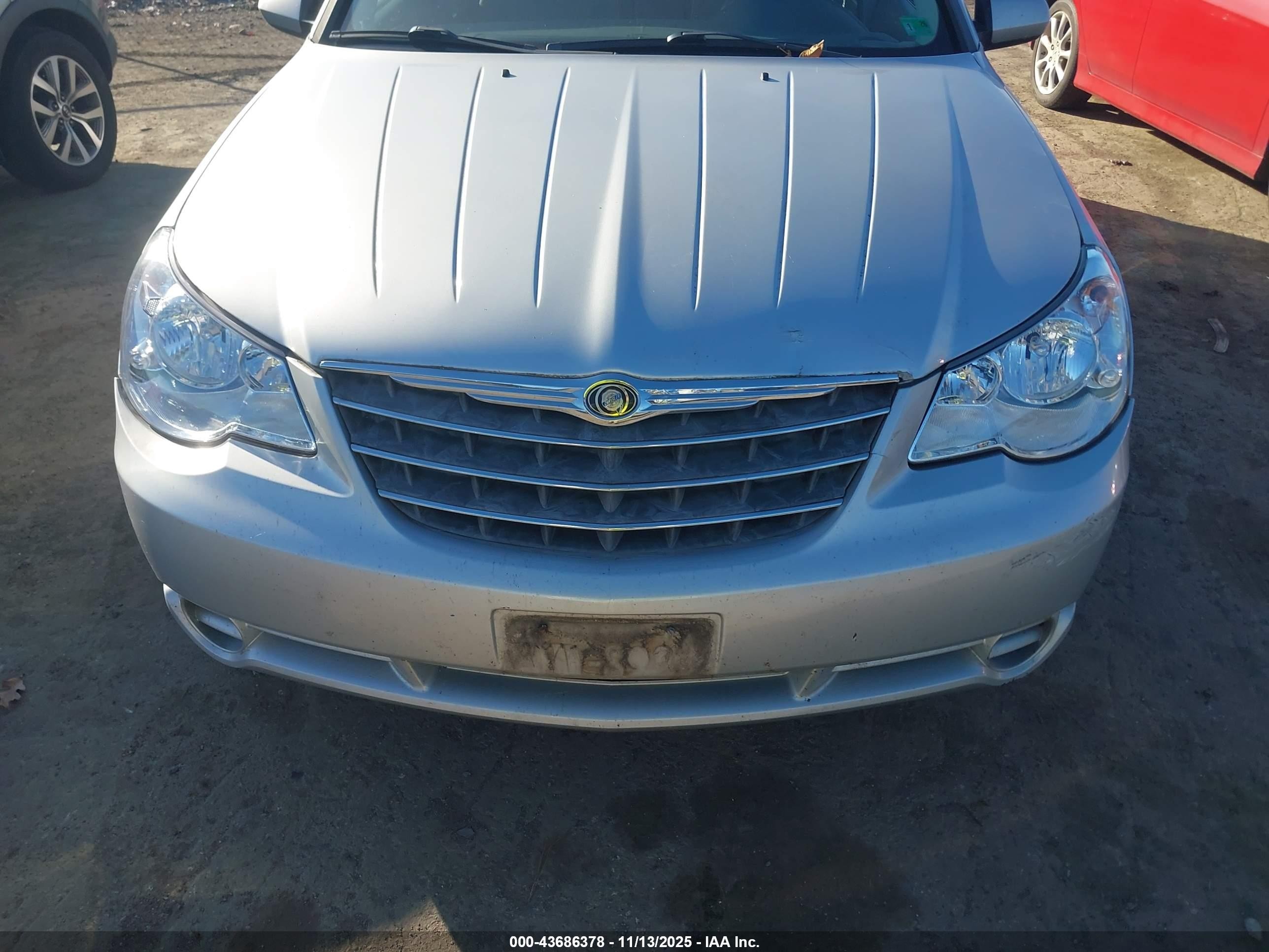 2007 Chrysler Sebring Touring Silver vin: 1C3LC56K47N508158