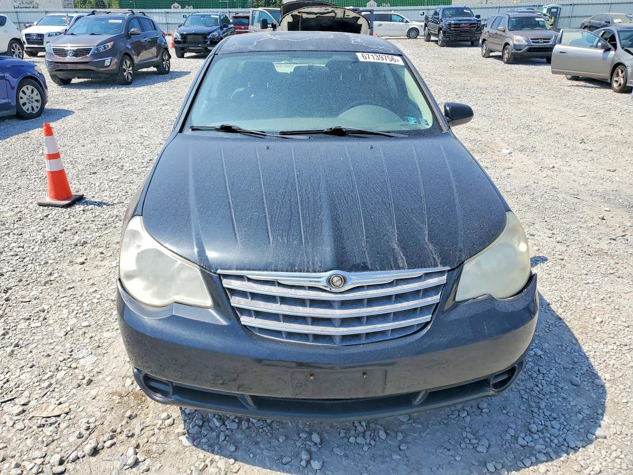 2007 Chrysler Sebring Touring Black vin: 1C3LC56K47N566495