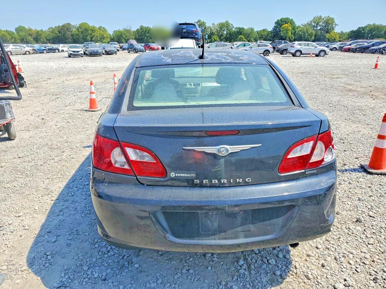 2007 Chrysler Sebring Touring Black vin: 1C3LC56K47N566495