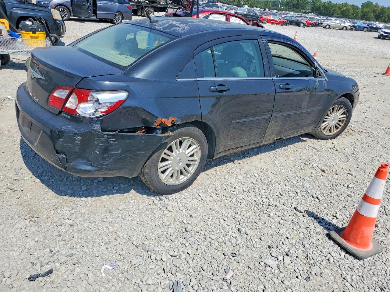2007 Chrysler Sebring Touring Black vin: 1C3LC56K47N566495
