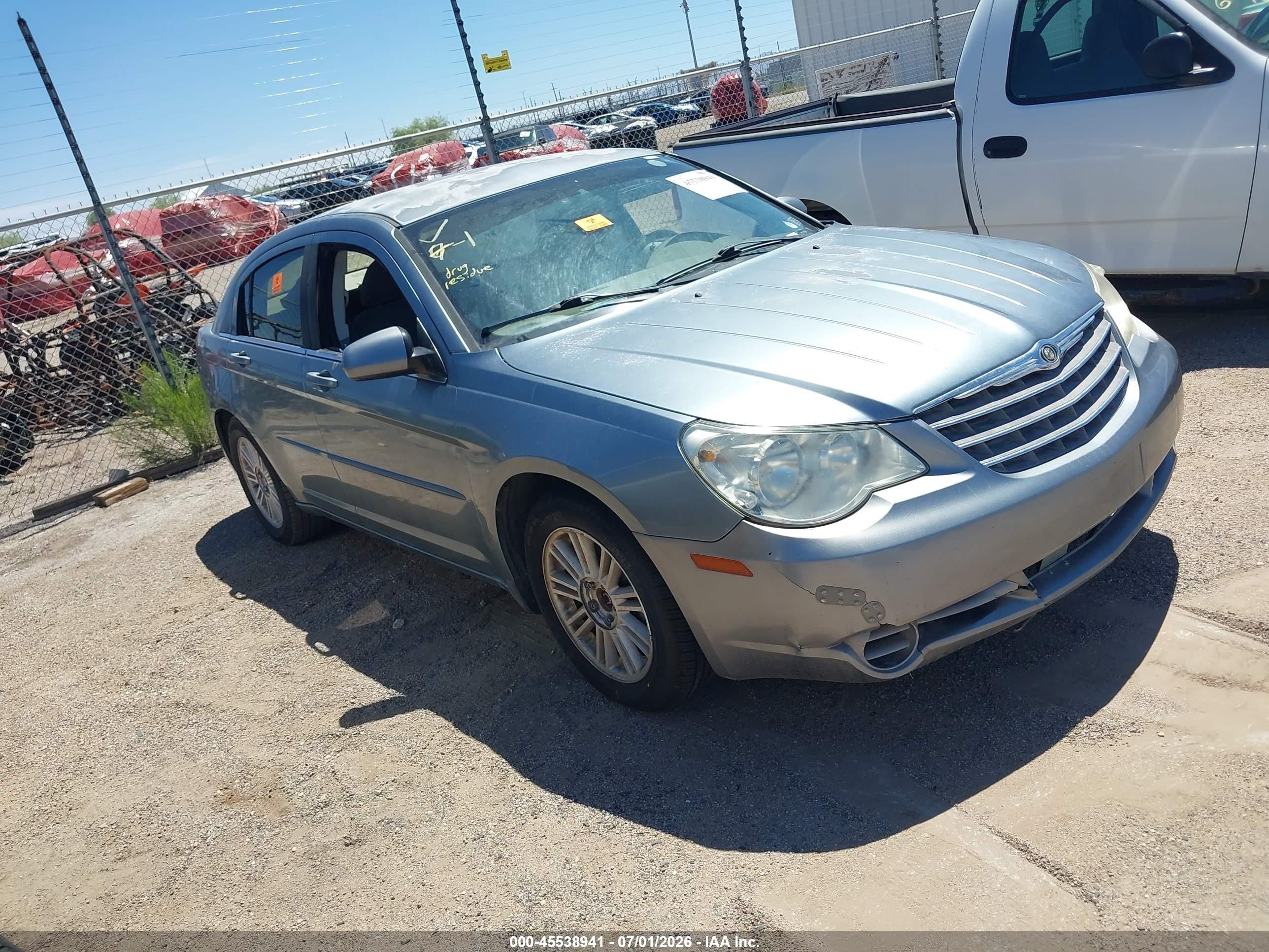 2007 Chrysler Sebring Touring Gray vin: 1C3LC56K57N560916