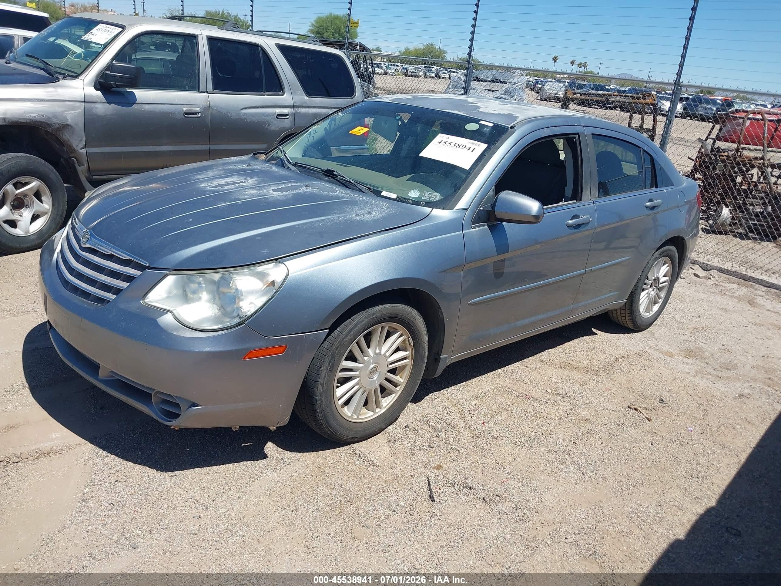 2007 Chrysler Sebring Touring Gray vin: 1C3LC56K57N560916