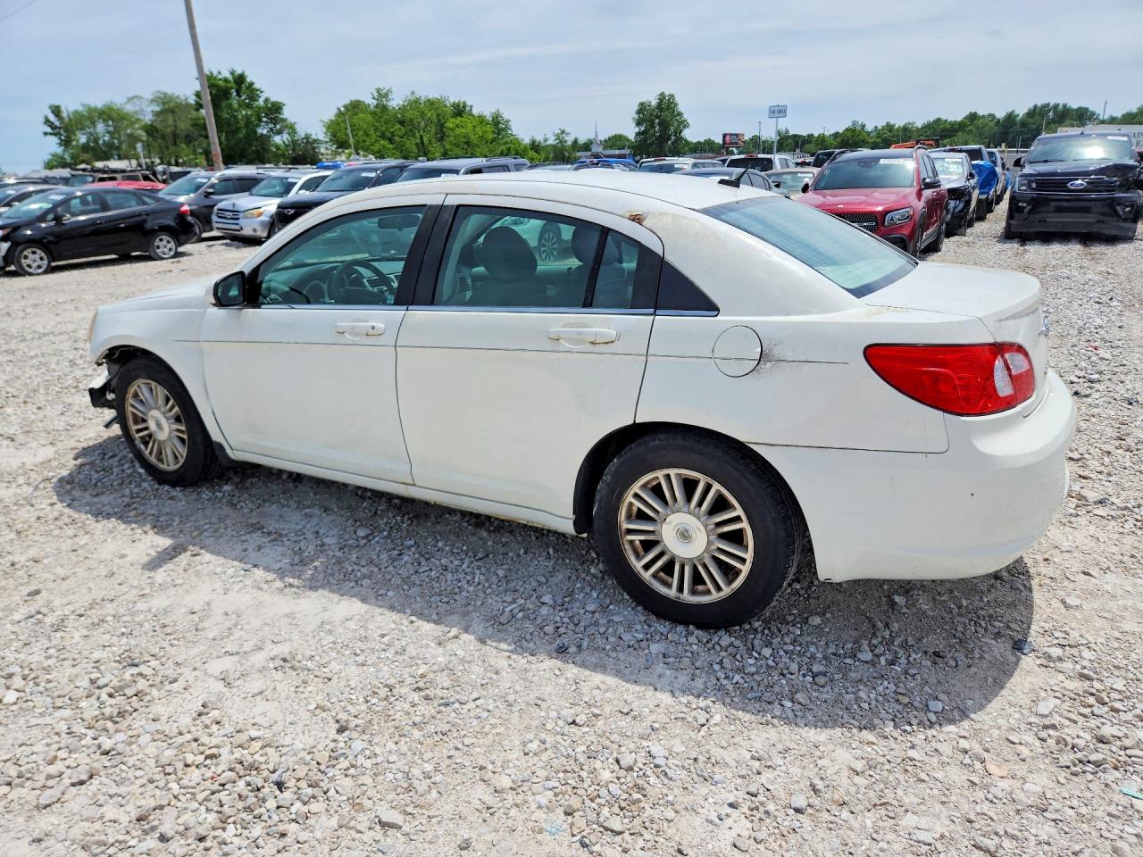 2008 Chrysler Sebring White vin: 1C3LC56K58N219274