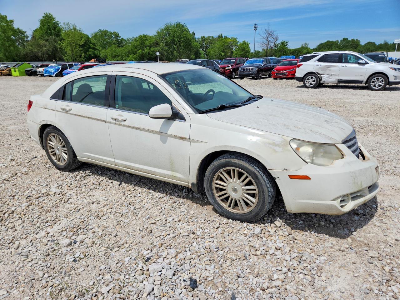 2008 Chrysler Sebring White vin: 1C3LC56K58N219274