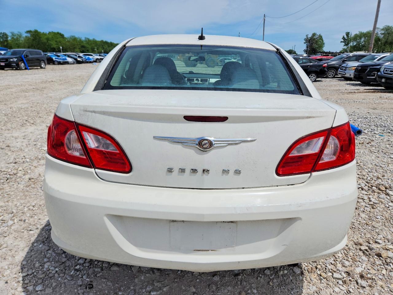 2008 Chrysler Sebring White vin: 1C3LC56K58N219274