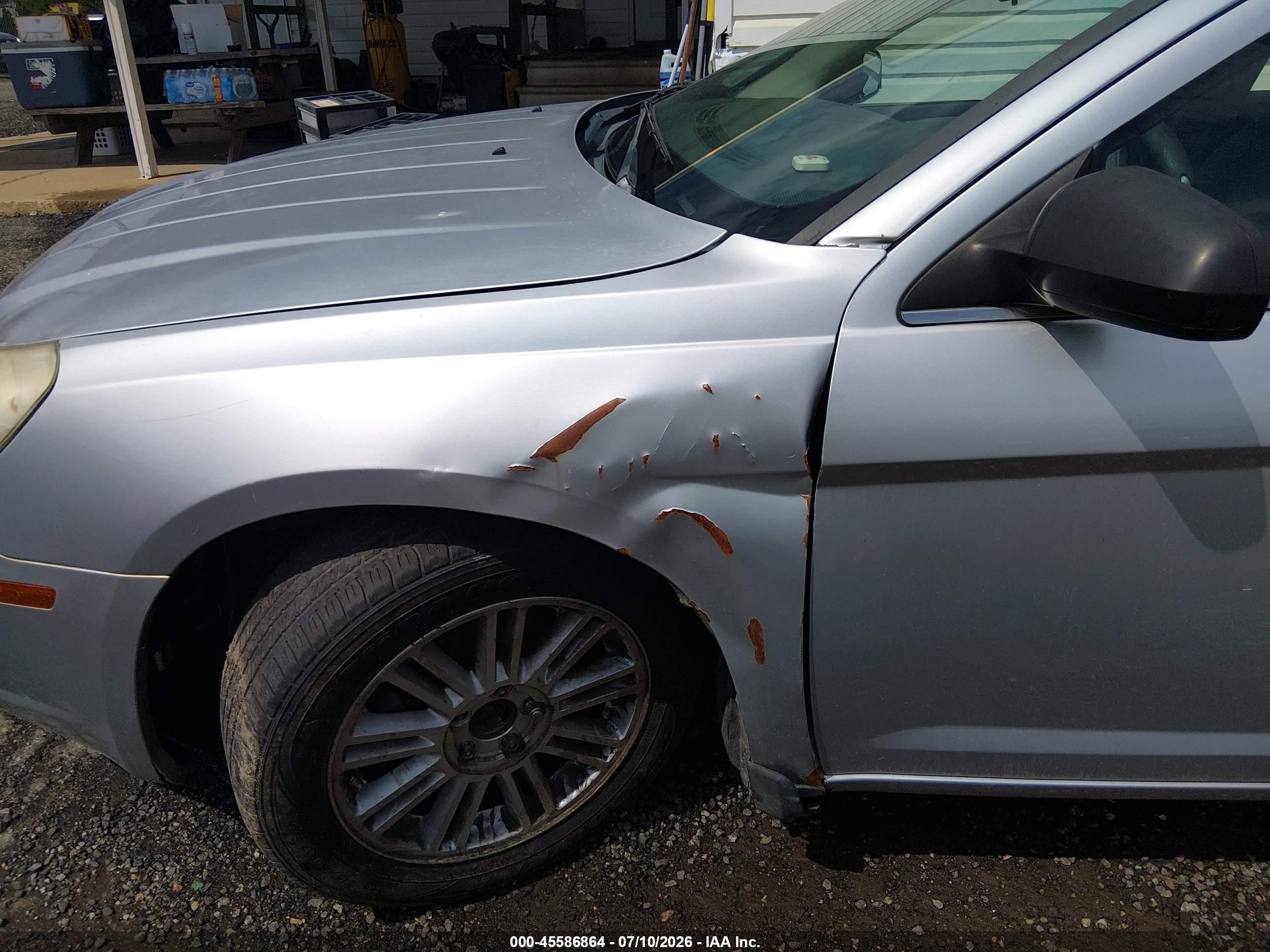 2008 Chrysler Sebring Touring Silver vin: 1C3LC56K58N291205